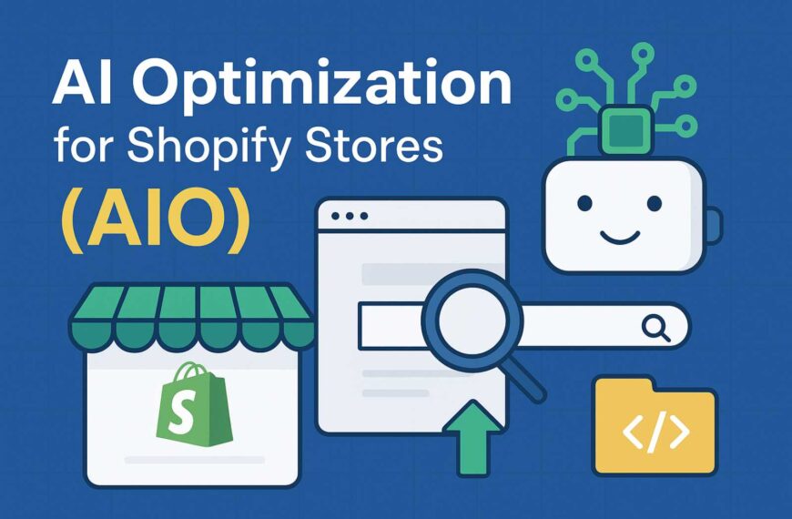 AI optimization for Shopify stores with AIO tools and ecommerce best practices.